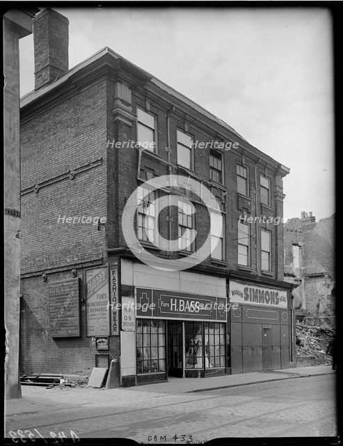 5-5A Fleet Street, Coventry, 1941. Creator: George Bernard Mason.