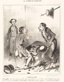 5 heures du soir, 1839. Creator: Honore Daumier