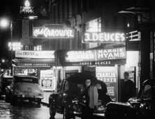 52nd Street, New York, N.Y., ca. 1948. Creator: William Paul Gottlieb