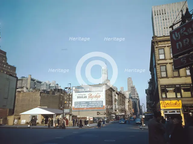 52nd Street, New York, N.Y., ca. 1948. Creator: William Paul Gottlieb.