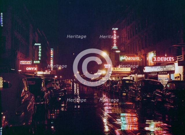 52nd Street, New York, N.Y., ca. July 1948. Creator: William Paul Gottlieb.