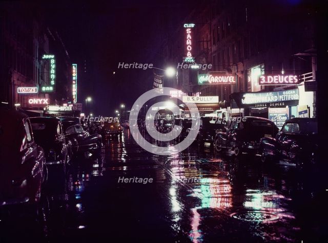 52nd Street, New York, N.Y., ca. July 1948. Creator: William Paul Gottlieb.