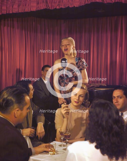 52nd Street, New York, N.Y., ca. 1948. Creator: William Paul Gottlieb.