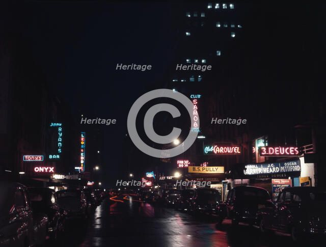 52nd Street, New York, N.Y., ca. July 1948. Creator: William Paul Gottlieb.