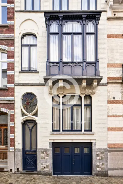 55 Rue Van Campenhout, Brussels, Belgium, (1900), c2014-2017. Artist: Alan John Ainsworth.
