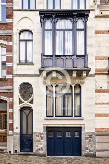 55 Rue Van Campenhout, Brussels, Belgium, (1900), c2014-2017. Artist: Alan John Ainsworth.