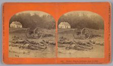 552. Dunker Church, Antietam, September 17, 1862, 1862. Creator: Alexander Gardner