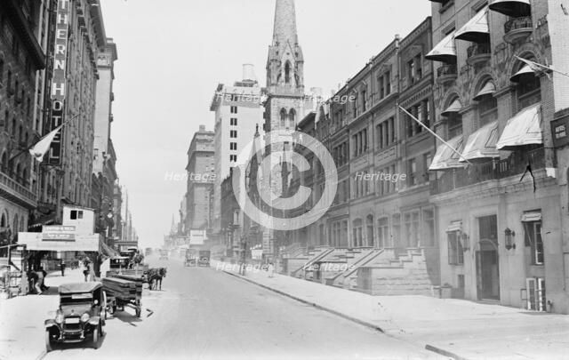 57th West from 6th Ave., 1916?. Creator: Bain News Service.