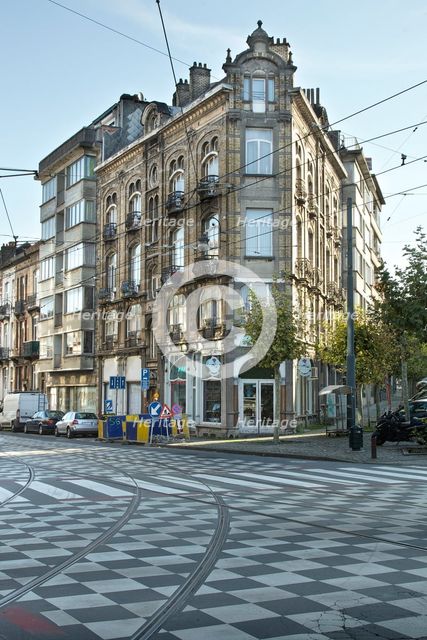 58 Avenue Princesse Elisabeth, Brussels, Belgium, (c1910), c2014-2017. Artist: Alan John Ainsworth.