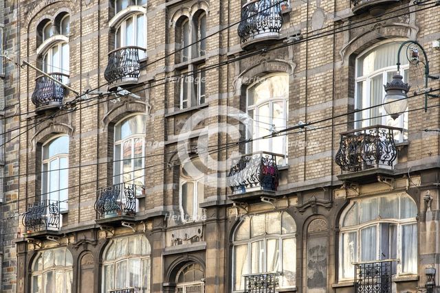 58 Avenue Princesse Elisabeth, Brussels, Belgium, (c1910), c2014-2017. Artist: Alan John Ainsworth.