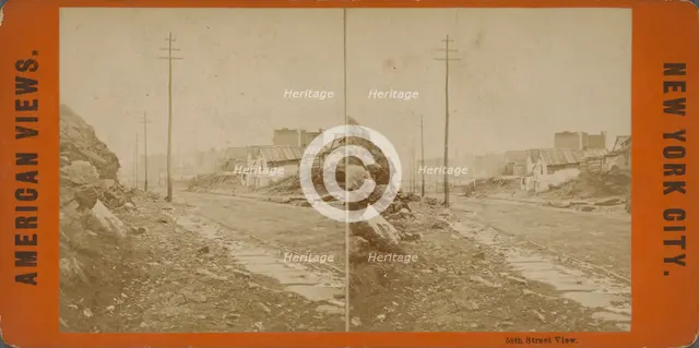 58th Street view, c1850-1930. Creator: Unknown.