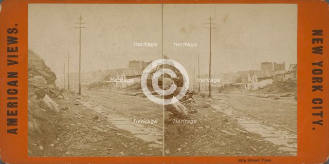 58th Street view, c1850-1930. Creator: Unknown.