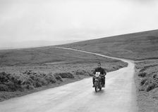 597 cc Ariel Square Four of IH Darge, winner of a silver award at the MCC Torquay Rally, July 1937. Artist: Bill Brunell