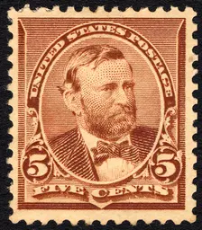 5c Ulysses S. Grant single, 1890. Creator: Unknown