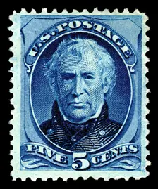 5c Zachary Taylor single, 1879. Creator: American Bank Note Company