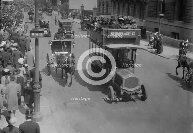 5th Ave. N.Y.C., between c1910 and c1915. Creator: Bain News Service.