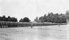 5th Battalion East Surrey regiment on parade, Chakrata, 1917
