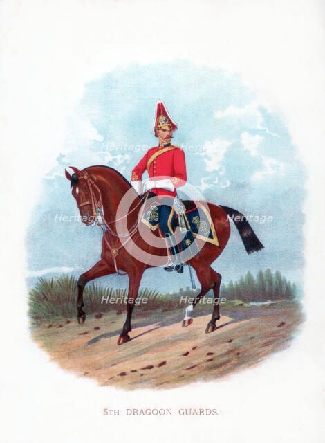 '5th Dragoon Guards', 1888. Artist: Unknown