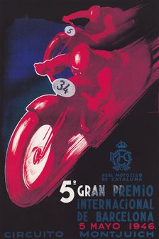5th International Grand Prix of Barcelona, May 5, 1946, 1946. Creator: Morell, Josep (1899-1949)
