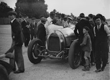6 litre Delage at a Surbiton Motor Club race meeting, Brooklands, Surrey, 1928. Artist: Bill Brunell