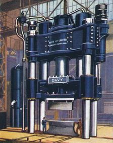 6000-ton forging press, 1938