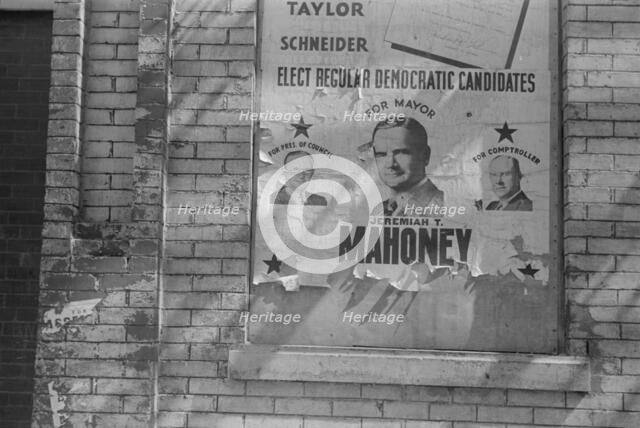 61st Street between 1st and 3rd Avenues, New York, 1938. Creator: Walker Evans.
