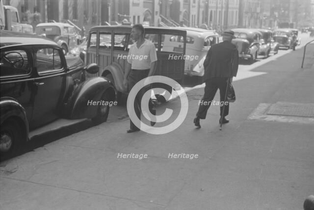 61st Street between 1st and 3rd Avenues, New York, 1938. Creator: Walker Evans.