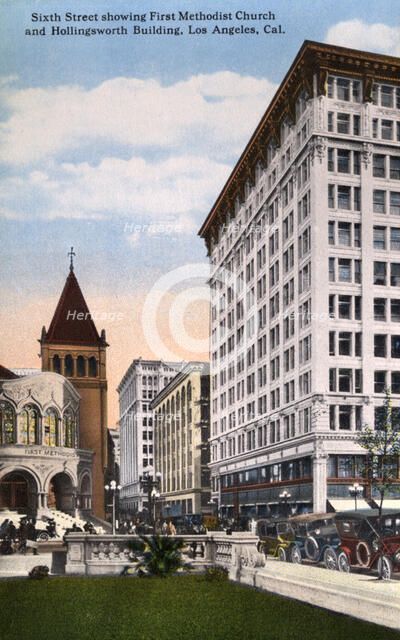6th Street, Los Angeles, California, USA, 1915. Artist: Unknown