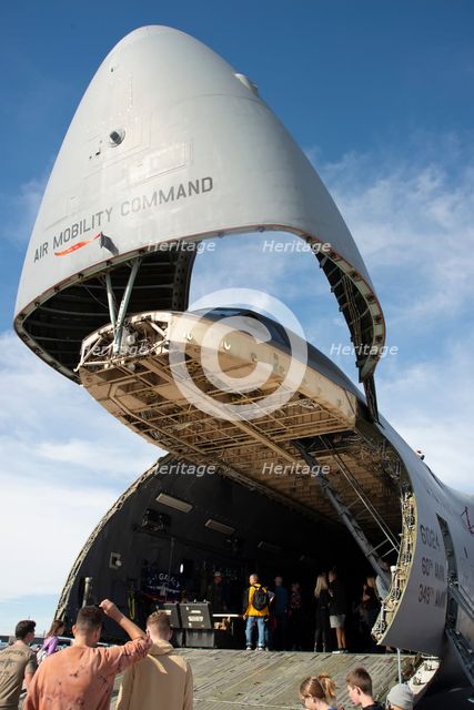 75th Navy celebrations, Nellis AFB, Las Vegas, Nevada, USA, 2022. Creator: Ethel Davies.