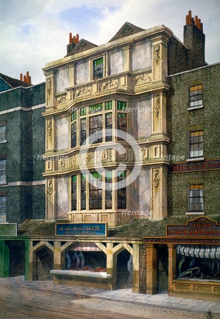 76 Aldgate High Street, London, c1860. Artist: JL Stewart