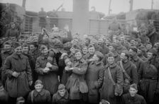 77th Boys on AQUITANIA, between c1915 and c1920. Creator: Bain News Service