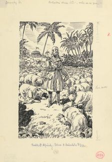 8.- They threw themselves on the ground, 1953. Creator: Andrej Kovacik