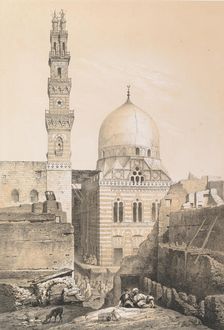80. Mosquée et Tombeau d’el Ghoûry, au Kaire, 1843. Creator: Joseph Philibert Girault De Prangey