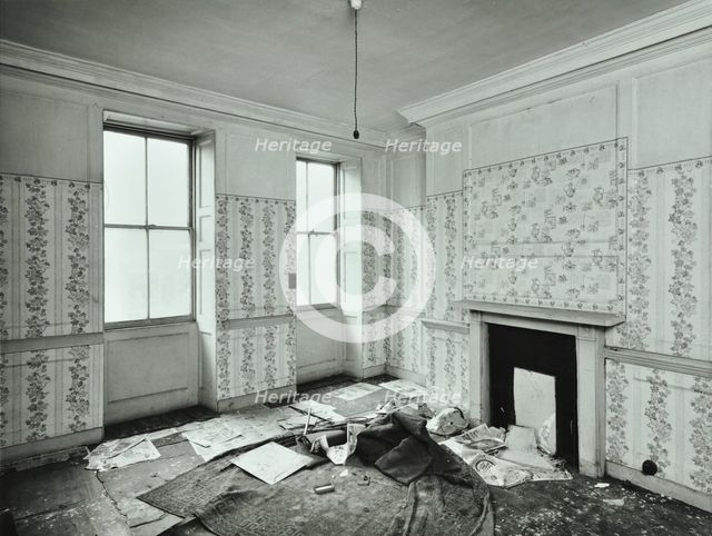 83 Stoke Newington Church Street, London: ground floor front room, 1971. Creator: Unknown.