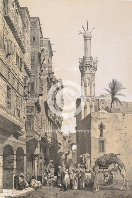 88. Une rue, à Rosette, 1843. Creator: Joseph Philibert Girault De Prangey.