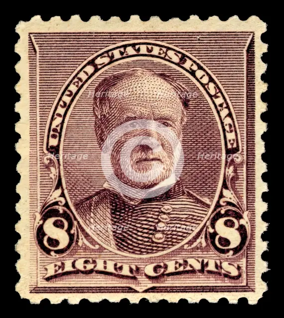 8c William T. Sherman single, 1893. Creator: American Bank Note Company.