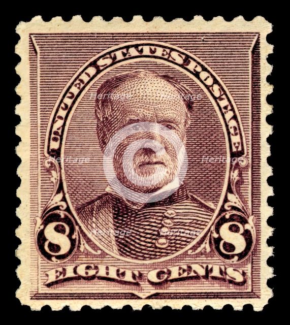 8c William T. Sherman single, 1893. Creator: American Bank Note Company.