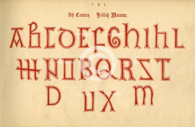 '8th Century. British Museum', 1862. Artist: Unknown.