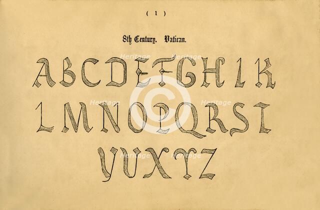 '8th Century. Vatican', 1862. Artist: Unknown.