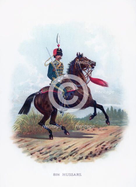 '8th Hussars', 1889. Artist: Unknown