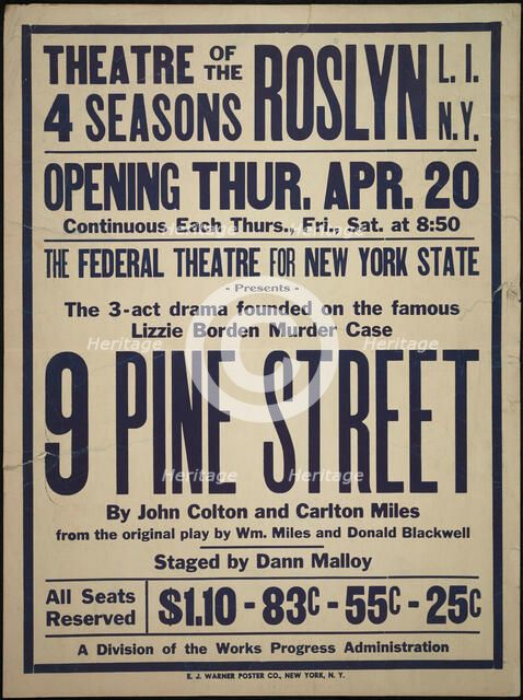 9 Pine Street, Roslyn, NY, 1939. Creator: Unknown.