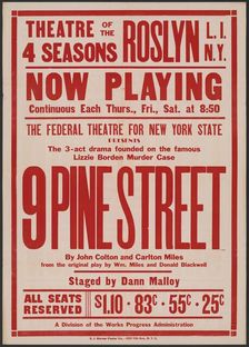 9 Pine Street, Roslyn, NY, 1939. Creator: Unknown