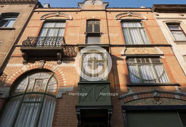 90-92 Rue Renkin, Brussels, Belgium, c2014-2017, (1901), c2014-2017. Artist: Alan John Ainsworth.