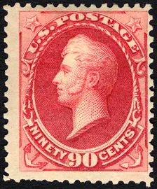 90c Commodore Oliver Hazard Perry single, June 25, 1875. Creator: Unknown