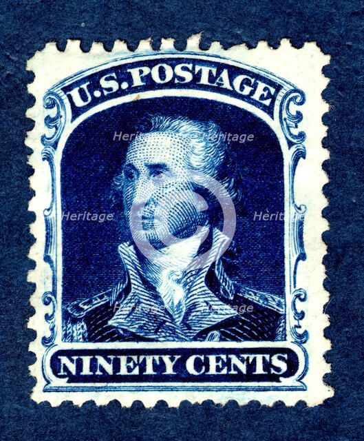 90c Washington reprint single, 1875. Creator: Continental Bank Note Company.