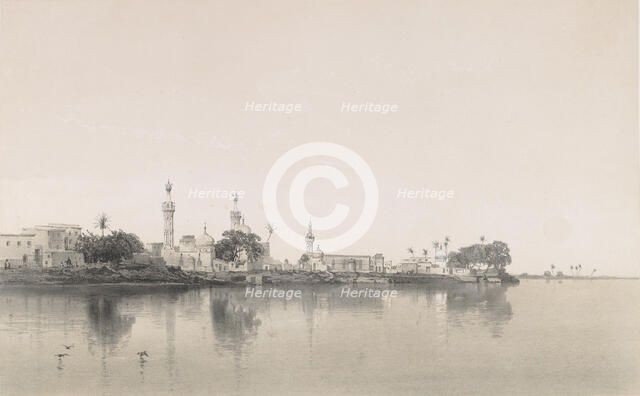 95. Foûah, sur le Nil, 1843. Creator: Sabatier.