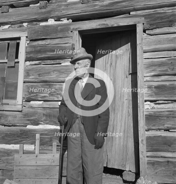 95 year old who came to Utah from Denmark as a Mormon convert when a boy, Escalante, Utah, 1936. Creator: Dorothea Lange.
