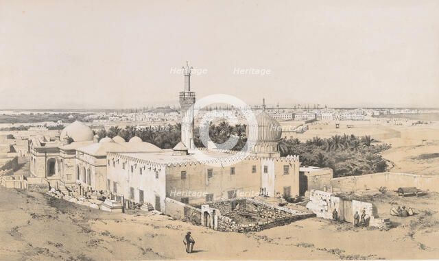 98. Mosquée Nabédémiane, à Alexandrie, 1843., 1843. Creators: Joseph Philibert Girault De Prangey, Adrien Dauzats.