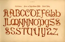 9th Century. From an Anglo-Saxon MS. Battel Abbey 1862