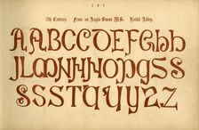 9th Century. From an Anglo-Saxon MS. Battel Abbey 1862